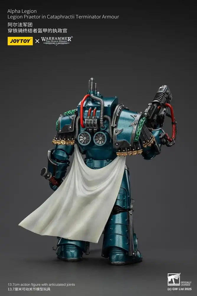 Warhammer The Horus Heresy Action Figure Alpha Legion Legion Praetor in Cataphractii Terminator Armour 18 cm